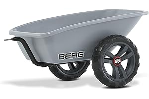 BERG Anhänger S für Pedal-Gokarts | Kinderanhänger | Spielzeug Trailer aus Kunststoff & Metall | Robustes Design | einfache Montage | Original Zubehör