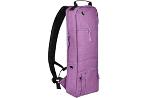 APDTEK Portable Oxygen Tank Backpack Holder Only for Size D (M-15), Comfortable Medical Oxygen Cylinder Backpack Bag with Durable Straps, Size JD (M-22) Oxygen Bag for Travel - Easy to Carry (Purple),