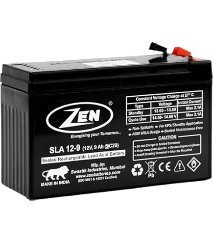 Amaron Quanta 12 AL 007 7.2 AH UPS Battery (White) : Amazon.in