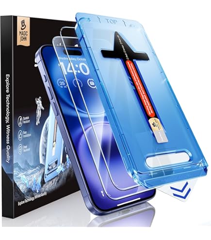 IPhone 16 Pro Max Screen Protector [2-Pack] With Easy Auto-A