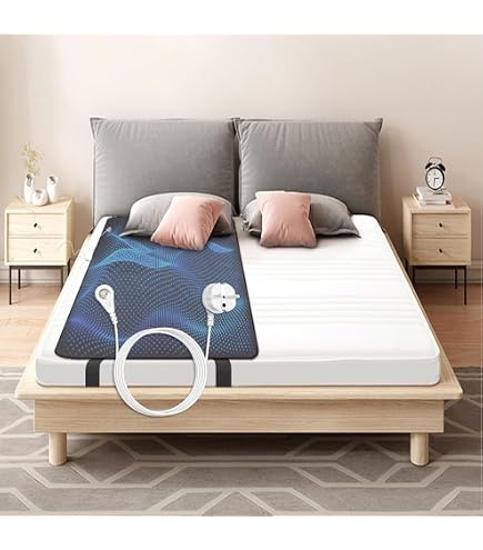 VOREEK Erdungsmatte Fürs Bett (King-Size) – Mit Erdungsschnur & Teststift, Fördert Natürliche Erdung Zu Hause, Leicht Zu Reinigen