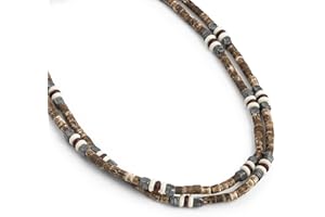 LOCAL LEAGUE Męski naszyjnik z koralikami surfowanie koraliki sznurek mężczyzna chłopak prezent australijski surfer styl plaża impreza wakacje festiwal plemienny choker klub