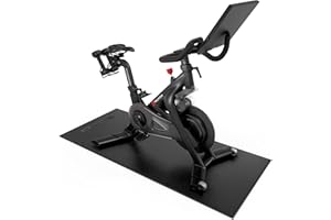 Powr Labs Sweat Proof Exercise Bike Mat, Stationary Bike Mat, Bike Mat Indoor Cycling, Exercise Bike Mat for Carpet Works with Peloton Bike Mat Wahoo Kickr