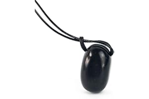 Karelian Heritage Pendentif en shungite pour équilibrage des chakras, guérison des chakras, collier spirituel