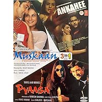 Muskaan / Ankahee / Pyaasa [3 In 1 Combo DVD]