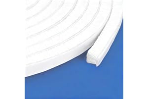 ZOMPAGO 10m Weather Stripping Brush Seal for Windows & Doors,Self-Adhesive Draft excluder,5mm T x 9mm W,Noise Reducing & Dustproof Draught Excluder for Sliding Doors/Windows,Cabinets,Wardrobes,White