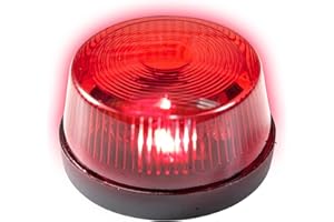 W WIDMANN MILANO Party Fashion – Luce lampeggiante con sirena, 7 x 4 cm, luce blu, polizia, vigili del fuoco, per carnevale