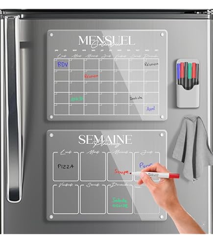 Weekly Planner, Monthly Planner, Washable, 43 x 30 cm