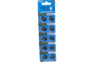 LR44 (AG13/357A) 10Pack - 1.5V Alkaline Batteries for Glucose Meters, Thermometers, Toys & Remote Controls