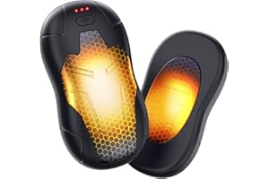 ‎FANDLISS FANDLISS Handwärmer Elektrischer 2er 10000mAh Wiederaufladbarer USB-Handwärmer mit Doppelseitiger Heizfunktion und 2-Sekunden-Schnellaufheizung für Weihnachten