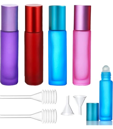 10 Confezioni Da 10 Ml Di Flaconi Roll-on Per Oli Essenziali, In - 10
