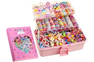 Barns hårtillbehörsset, hårstylingtillbehör, utan box | Elastiska hårklämmor tillbehörsset, lämplig för hårstyling, klännings