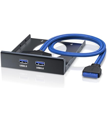 Hub USB 3.0 Interne Bolwins D55 – Rallonge 19 Broches Vers 2 Ports USB 3.0 (neuf)