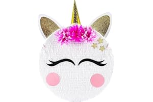 MagicPinatas Einhorn Pinata Geburtstag Mädchen - Unicorn Pinjata für Kinder- Katze Piniata - Regenbogen Party Deko - Spielzug Geschenk - Mitgebsel Kindergeburtstag Gastgeschenke