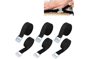 Pepisky Tie Down Straps Nylon Lashing Strap Car Roof Rack Straps for Cargo Lashing Heavy Duty Fastening Securing Straps with Zinc Alloy Buckles 6 Pack
