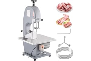 Machabeau Scie à Os de Boucher Electrique Commercial Scie à Os de Boucher Professionnels Parfait pour Le Supermarché/Le Restaurant pour Couper les Os et Viande Congelée