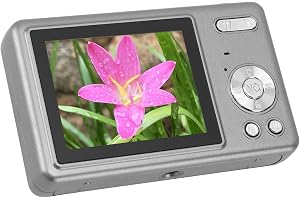 Digitalkamera för Fotografering, 50MP 1080P 16x Vloggande Videokamera, 2,4 Tums TFT-skärm, AF Autofokus, Resekamera Digital P