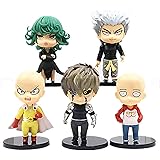 Set di 5 personaggi da uomo di un pugno – Anime Saitama Action Figure Tornado Anime Figura Giocattoli Genos Giocattolo Statue