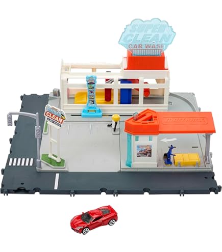 Matchbox パーキングステーション 【ミニカー1台付】 HBL60 楽天市場】マッチボックス パーキングステーション 【ミニカー1