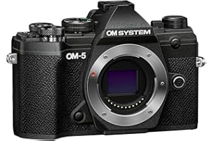 OM SYSTEM OM-5 Aparat systemowy Micro 4/3, matryca Live MOS 20 MP, ulepszona 5-osiowa stabilizacja obrazu, IP53, Handheld High Res Shot, czarny