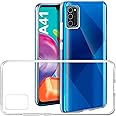Captor Cover Trasparente per Samsung A41, Custodia TPU in Silicone Flessibile Morbida e Sottile, Protezione Full Body con Bor