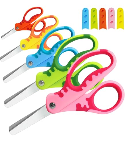 Forbici Sicurezza Per Bambini - 2 Pezzi, Punta Arrotondata, In