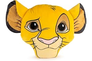 ‎JAY FRANCO Jay Franco Disney Der König der Löwen Simba Dekoratives Geformtes Kissen 30 cm Weiches Kinderbettkissen