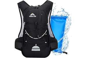 ONETOALL Mochila para Ciclismo, Mochila de Hidratación 3L para Bicicleta, Mochila de Agua Ultraligera&Deportiva para MTB Camping y Montañismo al Aire Libre