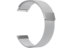 TOOBUR Cinturino per orologio da 22 mm, Bracciale sostitutivo in pelle vintage, Cinturino di ricambio per uomo e donna, Compatibile con orologi larghezza