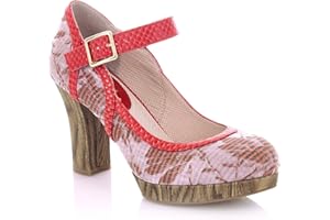 Ruby Shoo Women's Cassandra Platform Mary Jane Bar Shoes
