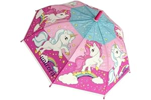 CHARACTEROUTLET Magical Unicorn Children's Character Folding Umbrella School