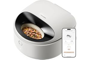 PETLIBRO Automat do karmy dla kotów, mokra karma z chłodzeniem półprzewodnikowym, sterowanie 2,4 GHz Wi-Fi Smart App, mokra karma dla kotów, 3 dni prawdziwej świeżości, biały