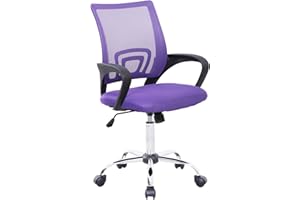 ‎SVITA SVITA Cydney Kinder Schreibtischstuhl Bürostuhl Netzbezug Drehstuhl Stuhl Schreibtisch Indoor Kinderzimmer Lila