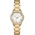 Michael Kors Stainless Steel Analog Multicolor Dial Women's Watch-Mk4822, Band Color-Gold
