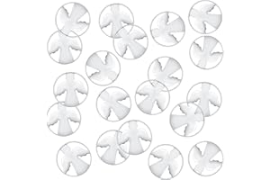 Otuuz 20 Gettoni per Carrello della Spesa Angelo Custode Chips per Spesa in Acciaio Inossidabile Risolutore del Carrello della Spesa Fiche Portatili per Uomo Donna Supermercato Centro Commerciale