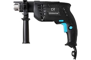 Cecotec Trapano Elettrico a Percussione CecoRaptor Impact Drill. 850W. Punta 13mm. 4800 rpm. 46000 Impatti/min. Impugnatura Ausiliaria. Blocco Interruttore. Regola Profondità. Cavo 3m