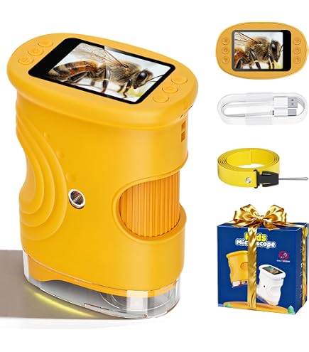 Microscope de Poche Enfant 80-200x – Cadeau Scientifique