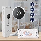 Hybrone Flex Wi-Fi Smart Baby Camera, Cry Detection, Lullaby Playing, Temperature and Humidity Measurement, Remote Talk to Your Baby