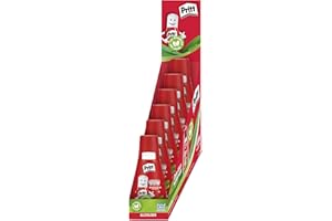 Pritt Alleskleber, schnell trocknender Kleber mit einfacher Anwendung, lösemittelfreier Flüssigkleber für Kinder, transparenter Bastelkleber für viele Bastelmaterialien, 6x100g