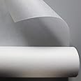 WHITE Medium weight fusible iron on interfacing sold by the metre 70cm wide