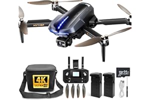 HYTOBP Drone con Gimbal a 3 Assi, Drone con Telecamera 4K/30FPS EIS, GPS Drone AE8 per Adulti Principianti, 2 Batterie, Volo Massimo 56 Minuti, QuickShots, Ritorno Automatico,Trasmissione 5G