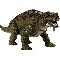 Mattel Mattel Jurassic World Dominion Hammond Collectie Giganotosaurus Dinosaurusfiguur, 21 beweegbare gewrichten, glazen ogen, bedrade staart en beweegbare tong, HXF57