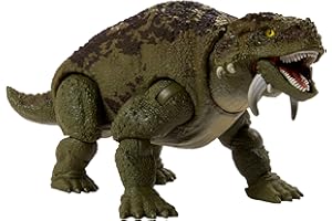 Mattel Jurassic World Hammond Collection Dinosaur Action Figure Scutosaurus, Premium Design with Glass Eyes & 14 Points Articulation, JDJ08