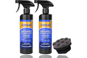 CAMIC Sopami Car Coating Spray, Sopami Quick Effect Coating Agent, Quick Effect Coating Agent Persistent Type, Liquid Glass Coating For Cars, Multifunctional Coating Renewal agent Spray (2 PCS)
