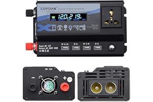 XINGSHANG Inverter 3000W 4000W 6000W,Power Inverter Power Pure Sine Wave DC 12V 24V a AC 220V 230V Caricabatteria da Auto Convertitore Inverter di Potenza a Onda sinusoidale Pura USB Intelligenti (6000W,12V)