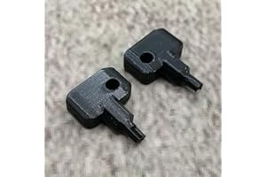 ULEIVA Lot de 2 clés de rechange noires compatibles avec Synology NAS Drive Bay Key Lock pour type D5 D6 D8 D9 R6 X9 R8 DS181 (noir)