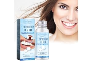 MUSIYUAN Kits de réparation dentaire temporaire, kit de remplissage dentaire, perles de réparation dentaire pour réparation temporaire de dents manquantes et cassées, fausses dents malléables (1)