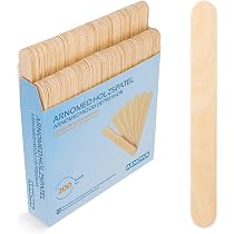 200 Bâtonnets En Bois Bouleau Pour DIY - 2 Tailles (114 Mm Et 64 Mm) - Idéal Pour Bricolage, Créations Manuelles Et Même Glaces Maison !
