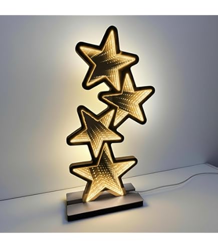 Lumineo kerstverlichting LED Infinity lights kerstman 60cm, koel wit