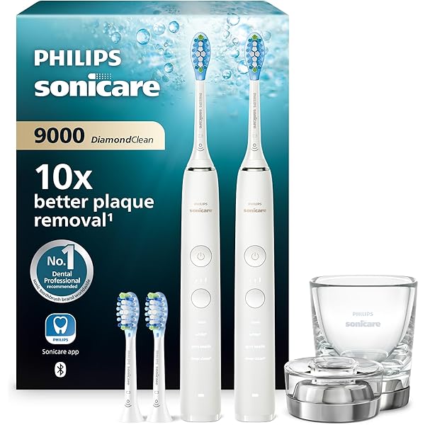 未開封 PHILIPS Sonicare 9000 DiamondClean Philips Sonicare DiamondClean 9000 Electric Toothbrush Double Pack